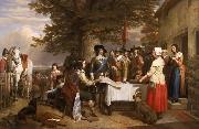 Charles Landseer Charles I holding a council of war at Edgecote on the day before the Battle of Edgehill
